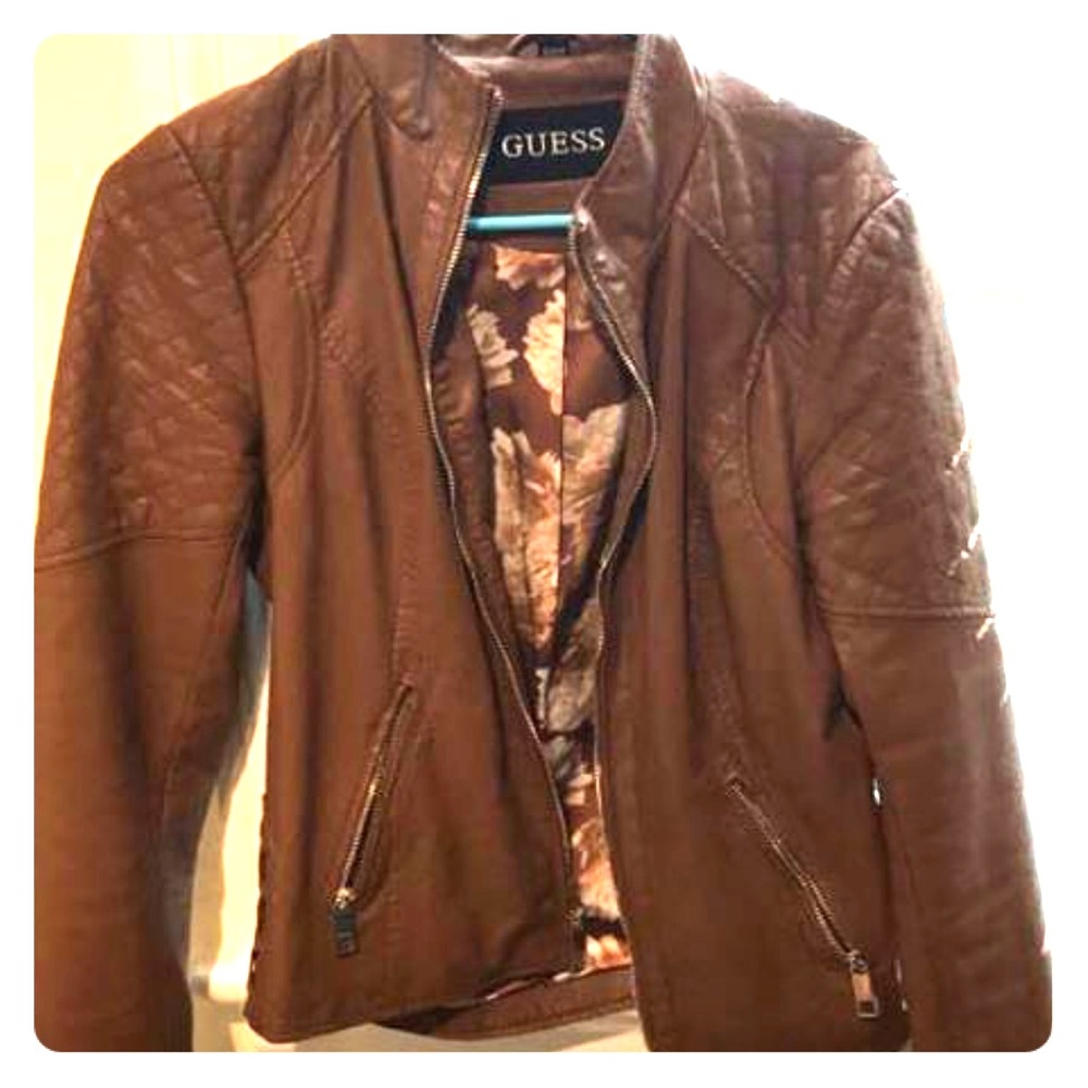 Guess Used leather jacket size S